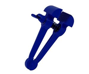 Étau à Main Pince Fixe Bleue en Acier à Graphite Sphéroïdal