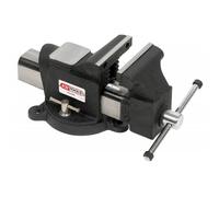 KS Tools – Étau à mors parallèles 914.0144 – base tournante, mors/enclume/coulissante polis – 100 mm