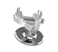 Étau avec système de trous à ouverture maximale de 65 mm et bloc de serrage de 35 mm pour une fixation flexible de la pièce, étau antidérapant