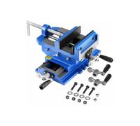 Étau Croisé de Perceuse à Colonne, Largeur de Mâchoire 101,6 mm, Étau d'Établi de Perçage en Fonte, avec Axe XY