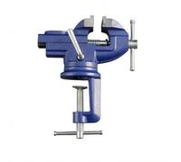 Étau D En Acier Coulé Pour Bricoleur Professionnel | serre-joint intégré, vis de serrage lisse, poignée en croix, corps compact