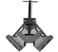 Étau d'Angle 90 Degrés pour Perceuse, 115 mm, Double Pivot, Base Stable | Construction robuste, usage quotidien, fonctionnement mono-main, montage sur établi, compact, léger, mobile