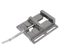 Étau de banc - Étau pour perceuse, 125 mm - Course de serrage : 12,5 cm - Largeur des mors : 12,2 cm - Fabriqué en fonte et en acier - Manuel - Noir