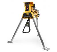 Étau de banc pliable, avec une force de serrage de 10 kN et une portée de 95 cm