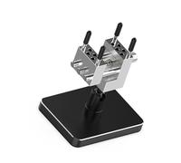Étau de bureau miniature à double usage avec base amovible et joint à rotule à 360 degrés pour assemblage de bijoux électroniques Étau miniature de loisirs