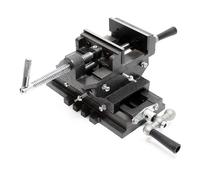 Étau de fraisage 2 Axes 75 mm Perceuse à tarauder Table croisé Établi machine