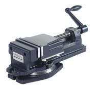 Étau de fraisage avec base tournante largeur des mors 125 mm ouverture maximale 85 mm hauteur des mors 37 mm Optimum FMS125