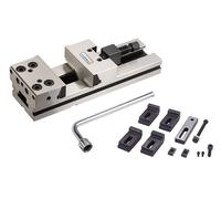 Étau de machine modulaire mécanique anti-soulèvement largeur de mors 200 mm ouverture des mors 400 mm hauteur des mors 65 mm Vertex VMP-8C