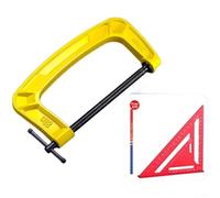 Étau de menuiserie professionnel antidérapant en fer ductile avec poignée ergonomique et cadre robuste de 21 cm (N)