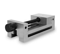 Etau de précision EBERTH avec broche, largeur des mâchoires 150mm, force de serrage maximale 175mm, hauteur des mâchoires 50mm, en acier robuste, professionnel