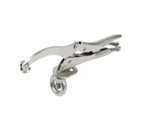 Étau de presse de verrouillage de 22,9 cm, pince de réglage rapide, étau robuste pour machine de fraisage, table plate, poignée stable, revêtement argenté