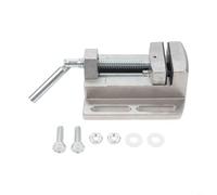 Étau de presse en métal avec une capacité de mâchoire de 70 mm pour mini mandrin et outil multifonction de serrage manuel en finition argentée pour une utilisation en atelier