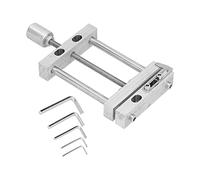 Étau de presse SustVita avec ouverture maximale de 90 mm, mini pince plate en alliage d'aluminium avec positionnement à angle droit pour la gravure et la fixation du travail du