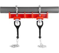 Étau de soudage pour tuyaux 1/2" à 8" avec deux chaînes et poignées