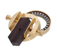 Étau de Table à Pince en Laiton, Rotation 360°, pour Sceaux et Pierres | Clamping Stable, Design Compact, Facile à Transporter , Atelier Pro ou Loisirs Personnels