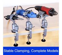 Étau de Table Rotatif à 360 °, Pince d'Établi, Support de Broyeur Électrique Multifonctionnel, Accessoires pour Outil Dremel small fixed head