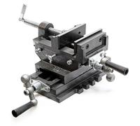 Étau d'établi - 100 mm d'ouverture - 2 axes - 7,5 kg - Pour table croisée et fraiseuse