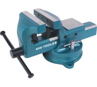 Étau d'établi à mors parallèles 100mm acier avec ouverture de 102mm et tube ø13mm MW Tools BAP100