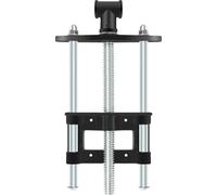 Étau d'établi en bois - Étau de menuisier - Largeur des mâchoires 26 cm - Fonte - Pour établi - Argent