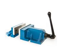 Etau d'établi, Étau multifonctionnel à bouche plate, fente de style libre, mâchoires détachables 6 pouces, fraiseuse grande ouverture pour le travail(400mm)