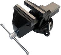 Étau d'Établi Fonte, Base Rotative 360°, Mâchoire Acier 150mm, Ouverture 135mm, FARTOOLS PRO ETO 150, Gris