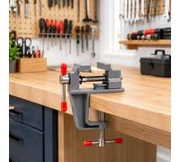 Étau d'établi multifonction, en acier à haute teneur en carbone, mini pince réglable, outil manuel manuel pour modélisme, bijoux, électronique, artisanat, bois et autres travaux