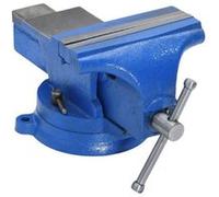 Étau d'établi - VIDAXL - Modèle bleu 150 mm - Antirouille - Base pivotante 360° - Précision élevée Bleu G