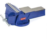 étau D'établi Workpro 150mm Robuste, Pivotant, Mâchoires Larges - Workpro