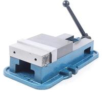 Étau industriel - Étau mécanique - Taille 15,2 cm - Force de serrage 29 kN - Mâchoires interchangeables - Fonte lourde - Pour CNC et atelier - Bleu