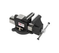 KS Tools - 914.0144 - Etau à mors parallèles - 100 mm - Base tournante - Mors, enclume et partie coulissante polis