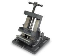 Etau machine EBERTH basculant à 90° en acier moulé, largeur de serrage maximale 105 mm, largeur de mors 100 mm, étau pour perceuse, fraiseuse