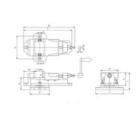 Etau machine PROFI 5' 125