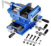 Étau mécanique - Étau à table croisée XY à 2 voies - Largeur des mâchoires 15,24 cm - Ouverture des mâchoires 14,48 cm - Pour perceuses et fraiseuses CNC - Travail du bois