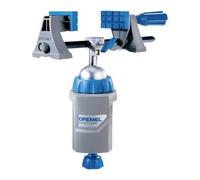 Dremel Étau d'établi Multi‑Vise 3-en-1 26152500JA - Rotation 360°, Inclinaison 50° Bleu/Gris