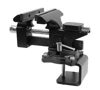 Étau Pince Pince Établi Dispositif d'établi en fonte d'acier Montage Étau Étau de montage Étau 270 degrés 100 mm 115 mm Ouverture 55 mm Pinces de table Bois Métal Atelier (Noir, 15,2 cm)