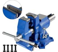 Étau polyvalent Étau d'établi 6 pouces Rotation à 360 degrés Étau à pince avec base et tête pivotantes Étau multi-mâchoires robuste pour le serrage et la fixation d'équipements Usage domestique ou ind