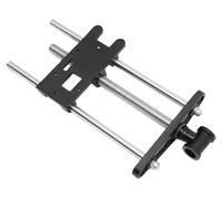 Étau pour perceuse 18 cm - Étau d'établi - Fonte - Broche de précision - Robuste pour les travaux sur bois - Noir