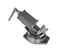 Étau rotatif à 2 axes pour machines de précision | Étau de perceuse 19KN, ouverture de 80 mm, inclinable de 0 à 90°, en fonte, pour perceuse, bijoux