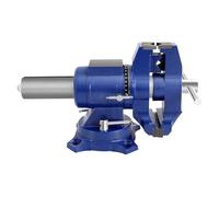 Étau rotatif professionnel multifonctionnel professionnel, mâchoires en acier, mâchoires de 125 mm, mâchoires biaxiales, pivotant, 360 degrés, pinces parallèles