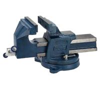 Étau rotatif Schmith, 125 mm. Étau parallèle, étau d'atelier en fonte, robuste, pour les ateliers et les professionnels