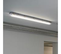etc-shop Lampe Plafond IP65 Feuchtraum Wannenleuchte LED 156 cm Blanc 2x22W