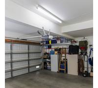 ETC-Shop Wannenleuchte LED IP65 120cm Plafonnier Salle/ Garage Lumière du Jour [EEK: E]