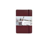 ETCHR Carnet de croquis aquarelle accordéon de 10,2 x 15,2 cm - Papier aquarelle presse à chaud - Utilisation pour aquarelle, gouache ou pour croquis - Journal en papier aquarelle 100% coton - Carnet