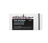 Etchr Lab - Sketchbook Panoramique 10cm x 20.4cm 230g 100% coton 52 pages grain fin Etchr Lab