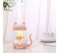 Été Chat mignon Huile Essentielle Diffuseur LED Humidificateur aromathérapie avec inte USB G