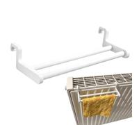 Étendoir à linge à 2 barres pour radiateur, sans perçage, peu encombrant | Porte-serviettes pour radiateur sans perçage pour appartement, balcon, salle de bain, propriétaire, étudiants, parents