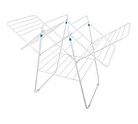 Étendoir À Linge Accordéon Extensible Acier Robuste Jusqu’à 33M D’Étendage Pliable Et Gain De Place Pour Intérieur Et Extérieur