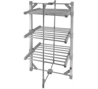 Etendoir à Linge électrique Chauffant 220W Séchoir à Linge Compacte Pliable