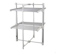 Etendoir à linge électrique chauffant avec housse - 24 tubes en aluminium, 220 W, capacité de charge 20 kg