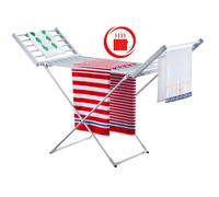 Adler – Séchoir à linge électrique pliable AD 7821 – 220 W, IP22 – Argent/Blanc
